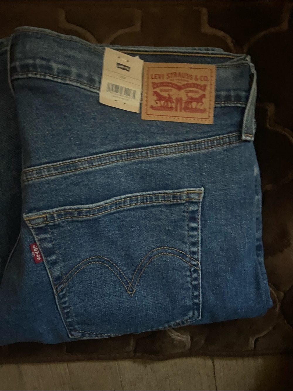 Levi's Women's Straight Leg Jeans - Medium Blue Denim